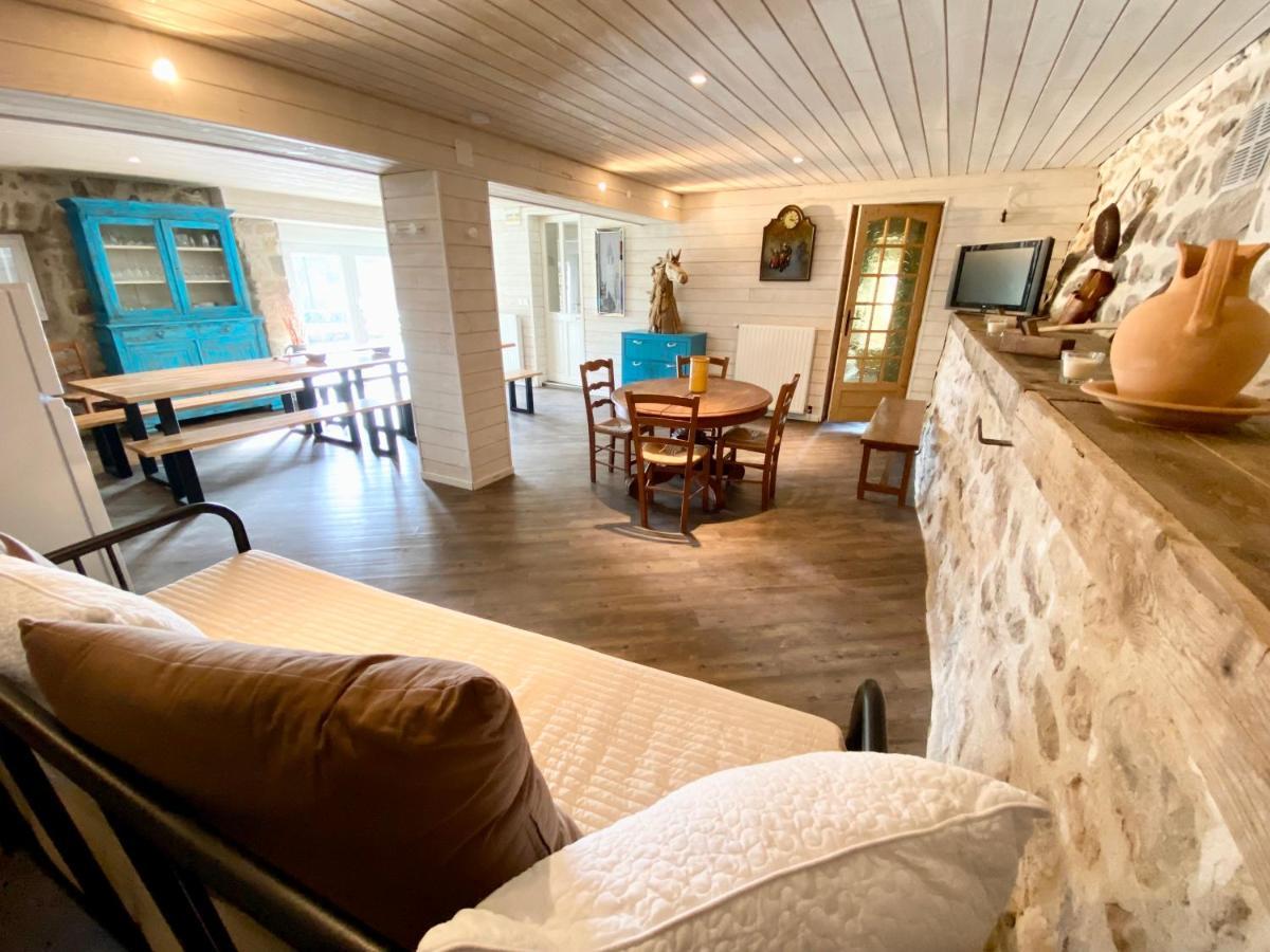Gite De Groupe 160M2, 15P, Salle De Reception, Jardin, Terrasse Mazan-l'Abbaye Exteriér fotografie