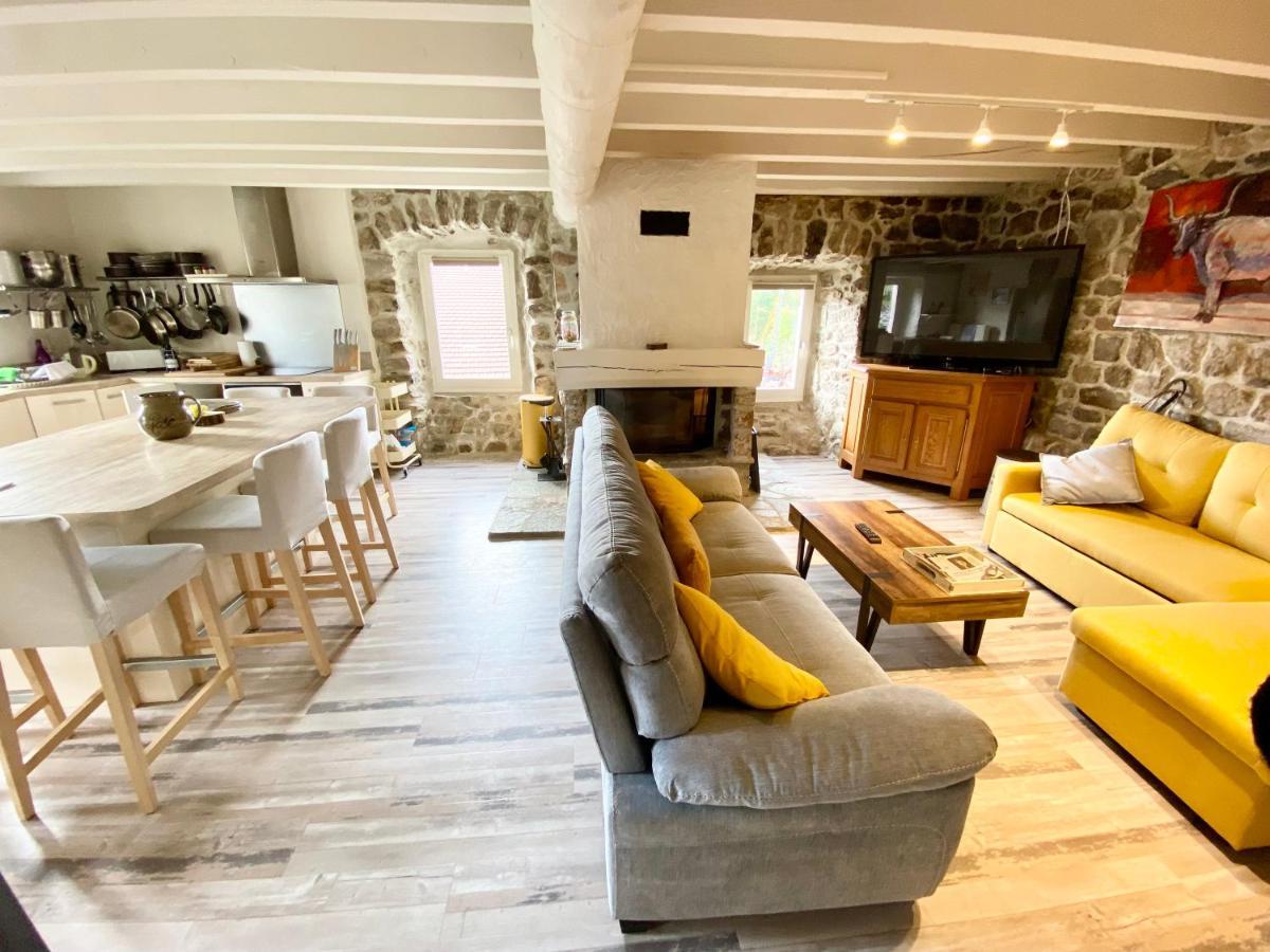 Gite De Groupe 160M2, 15P, Salle De Reception, Jardin, Terrasse Mazan-l'Abbaye Exteriér fotografie