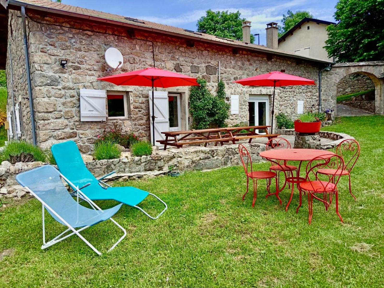 Gite De Groupe 160M2, 15P, Salle De Reception, Jardin, Terrasse Mazan-l'Abbaye Exteriér fotografie